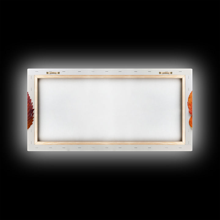 Fall Leaves Photography Study, Framed Canvas Print, Fall Decor, Autumn Decor, Fall Centerpiece, Seasonal Art, Fall Centerpiece