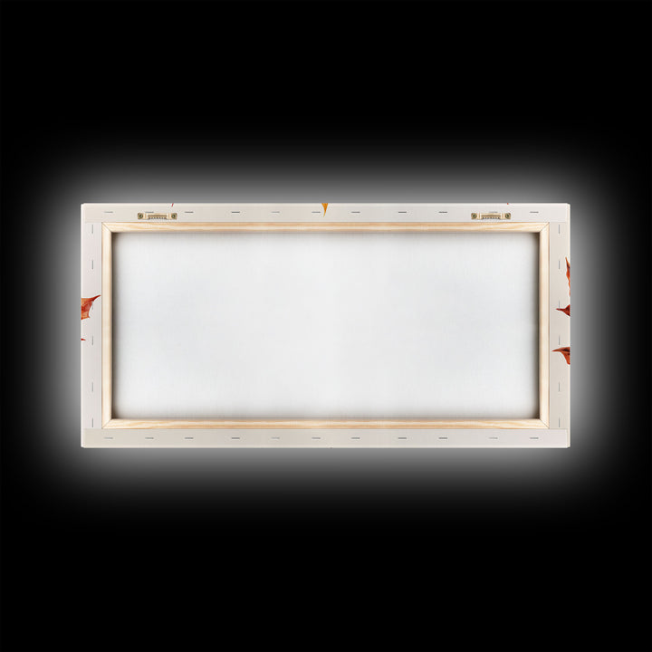 Autumn Leaves Centerpiece, Photography Study, Framed Canvas Print, Fall Decor, Autumn Decor, Seasonal Art, Fall Centerpiece, Fall Art