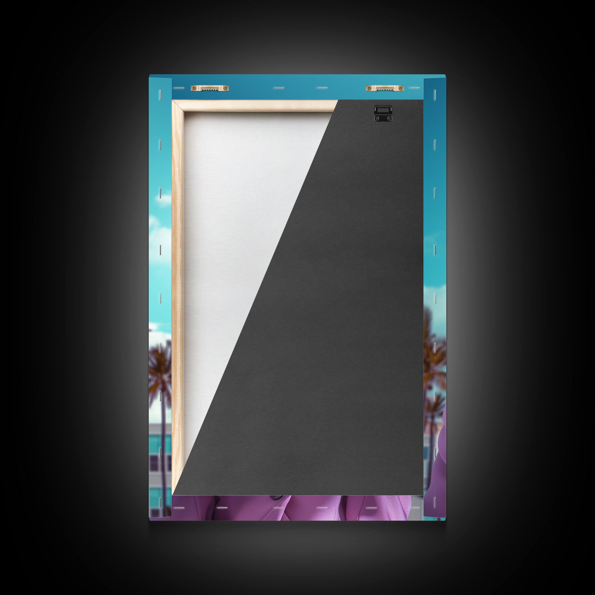 Shih Tzu Wall Print, Dog Wall Art, Dog Sunglasses, Pink Teal Suit, Funny Wall Art, Framed Wall Art, Framed Canvas, Wall Print, Wall Canvas