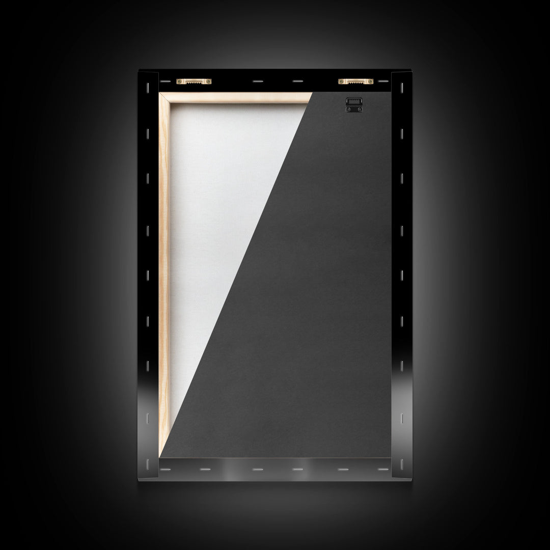 Dotted Light Bulb Wall Decor, Black And White Art, Dotted Art, Minimalist Print, Wall Decor, Canvas Print, Wall Art, Framed Canvas