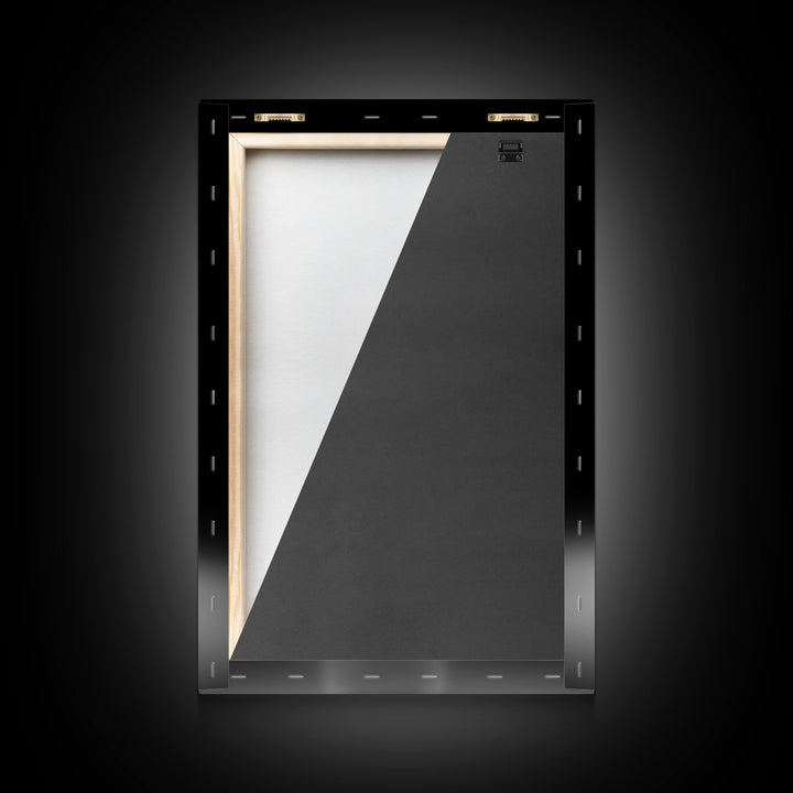 Dotted Light Bulb Wall Decor, Black And White Art, Dotted Art, Minimalist Print, Wall Decor, Canvas Print, Wall Art, Framed Canvas