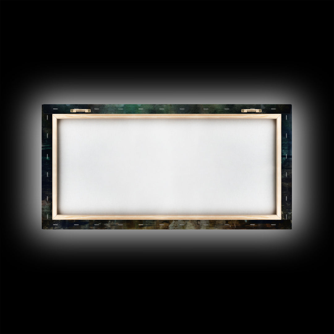 Apples Wall Art, Food Wall Decor, Grunge Wall Decor, Kitchen Wall Art, Panoramic Wall Decor, Canvas Print, Wall Art, Framed Canvas Art