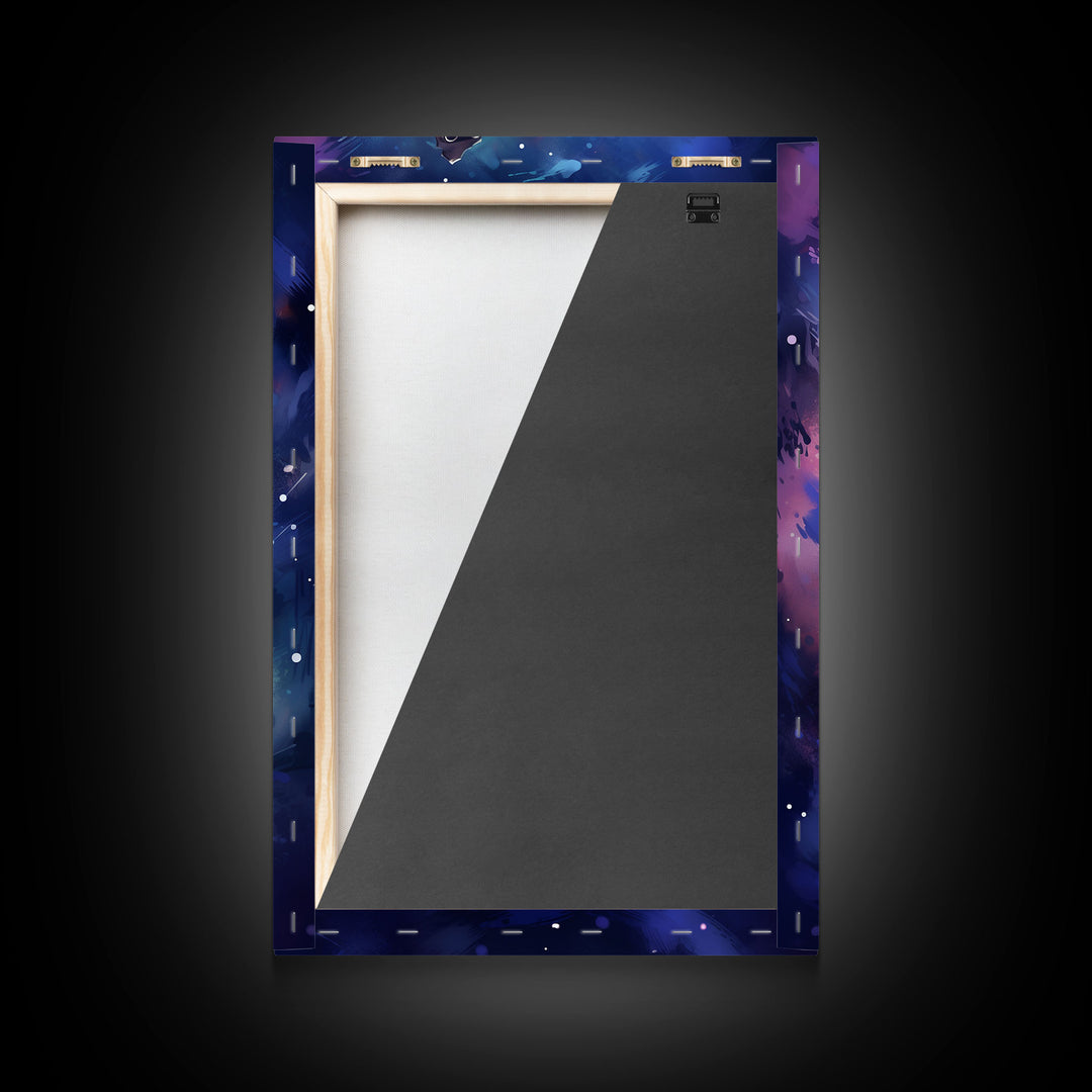 Galaxy Banjo Gift, Banjo Wall Art Canvas Print, Country Music Art, Guitar Art, Banjo Poster Print, Banjo Gifts, Musical Art