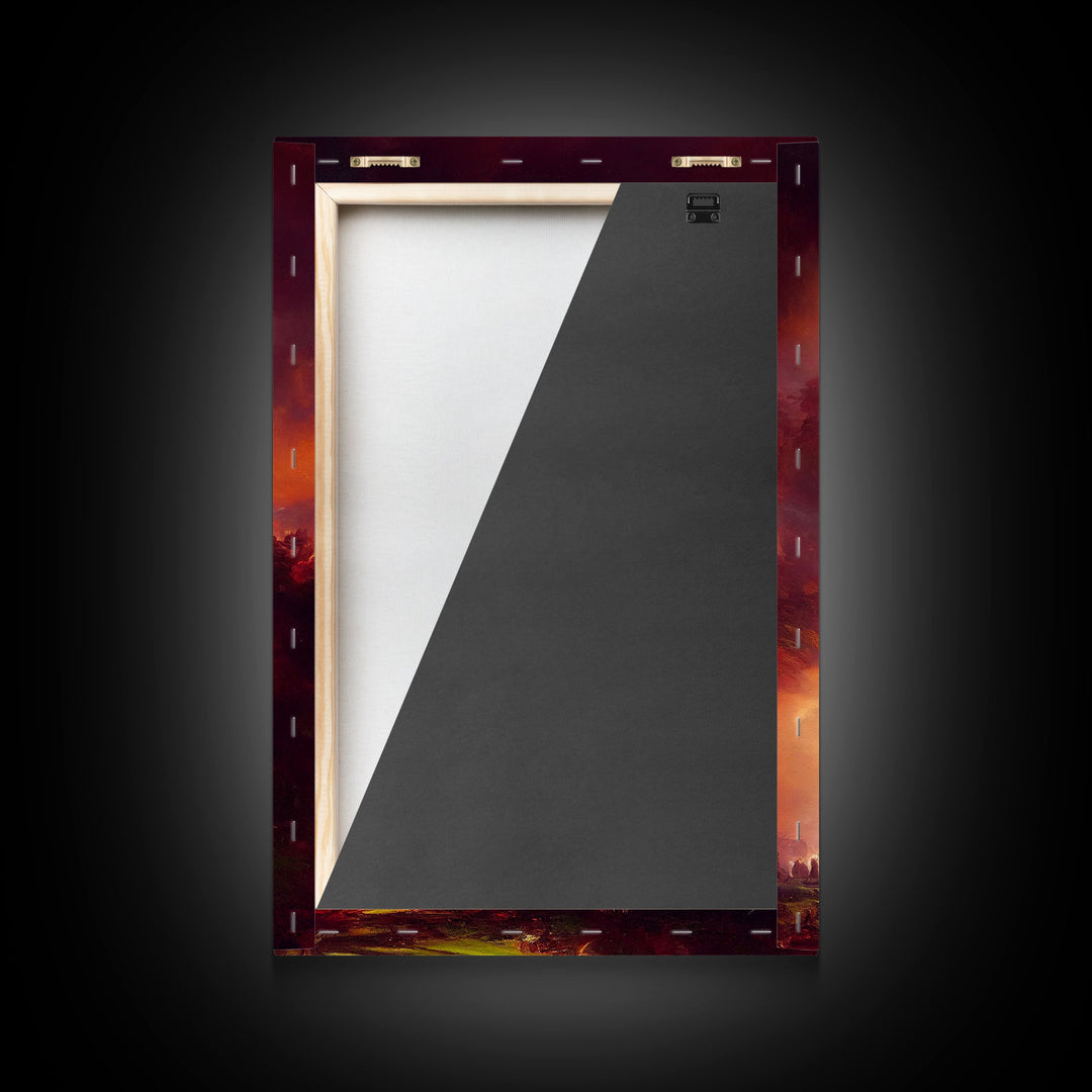 Dark Tower, High Fantasy Art Canvas Print, unique wall art, fantasy concept art