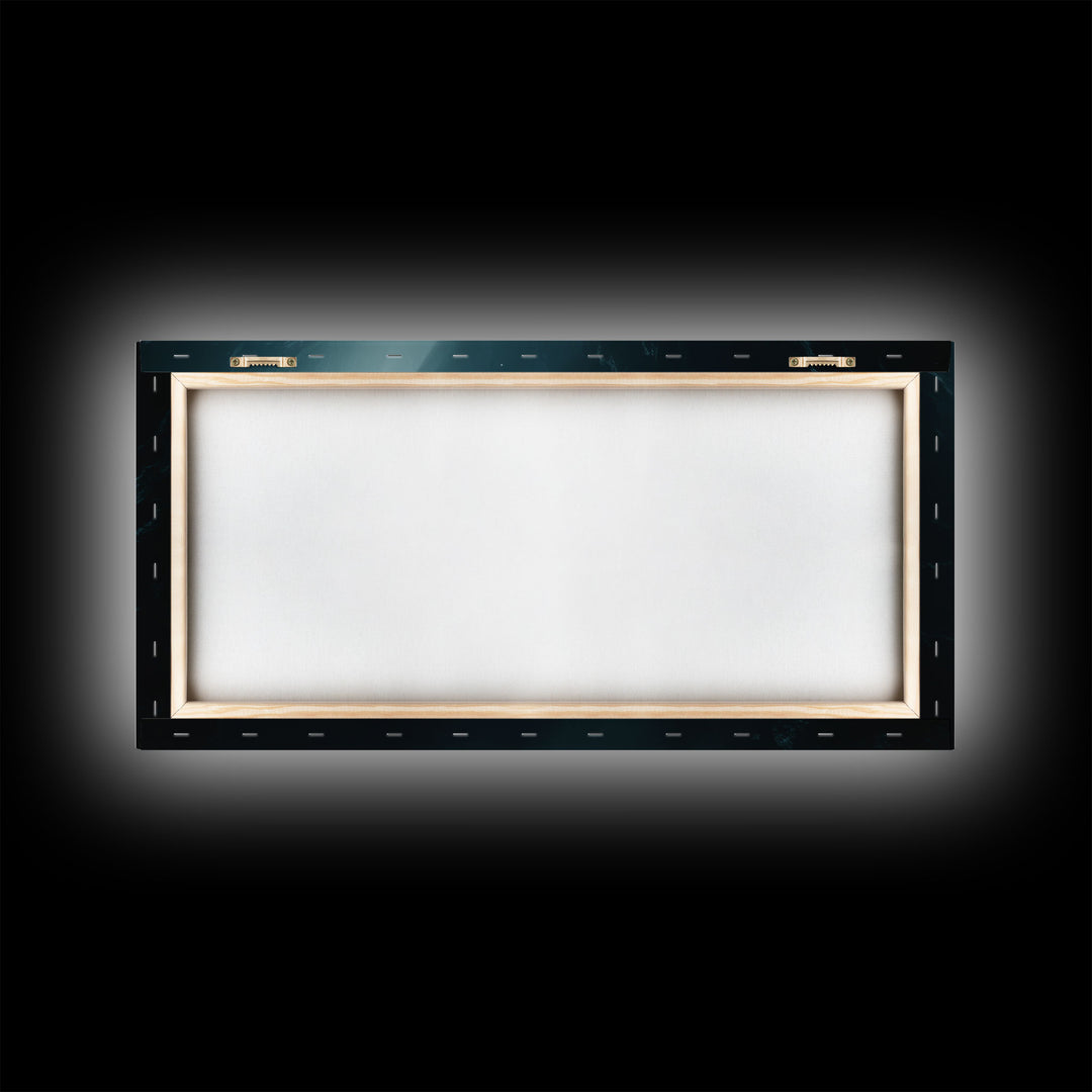 Cool Scifi Wall Art, Scifi Art, Framed Canvas Print, The Space Cruiser, Gull Wing Space Ship, Unique Art, Alien Wall Art