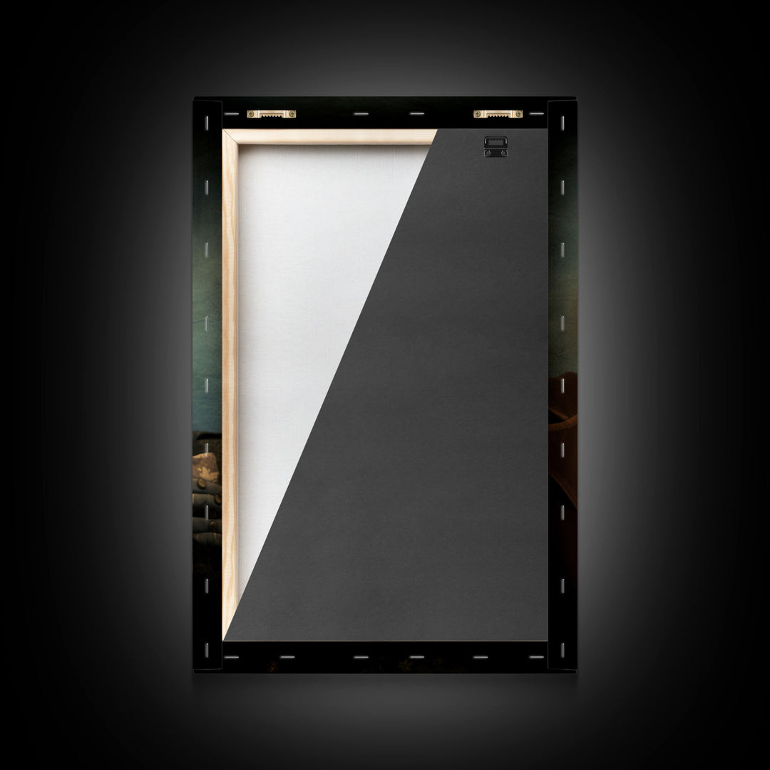 Dark Fantasy, Goth Wall Art, Gothic Wall Decor, Spooky Art, Creepy Wall Art, Canvas Print, Wall Art, Vertical Print, Home Decor, Room Decor
