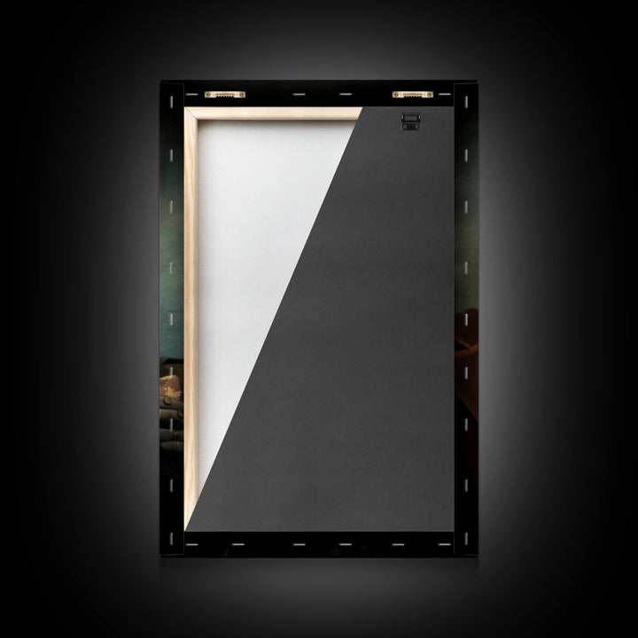 Dark Fantasy, Goth Wall Art, Gothic Wall Decor, Spooky Art, Creepy Wall Art, Canvas Print, Wall Art, Vertical Print, Home Decor, Room Decor