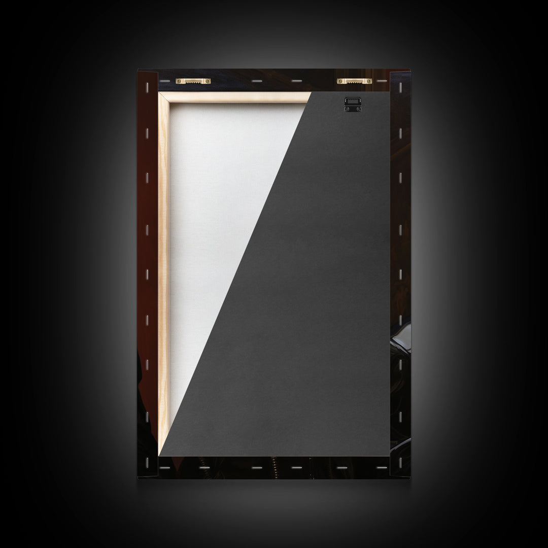 Halloween Cyborg, Creepy Art, Framed Canvas Print, Spooky Home Decor, Halloween Wall Art, Halloween Decorations, Scary Art