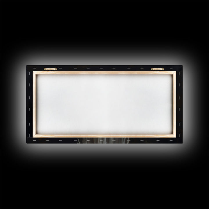 Cute Ghost Holding Candles, Framed Canvas Print, Dark Academia Wall Art, Victorian Oil Painting Style Halloween Wall Art, Ghost Print