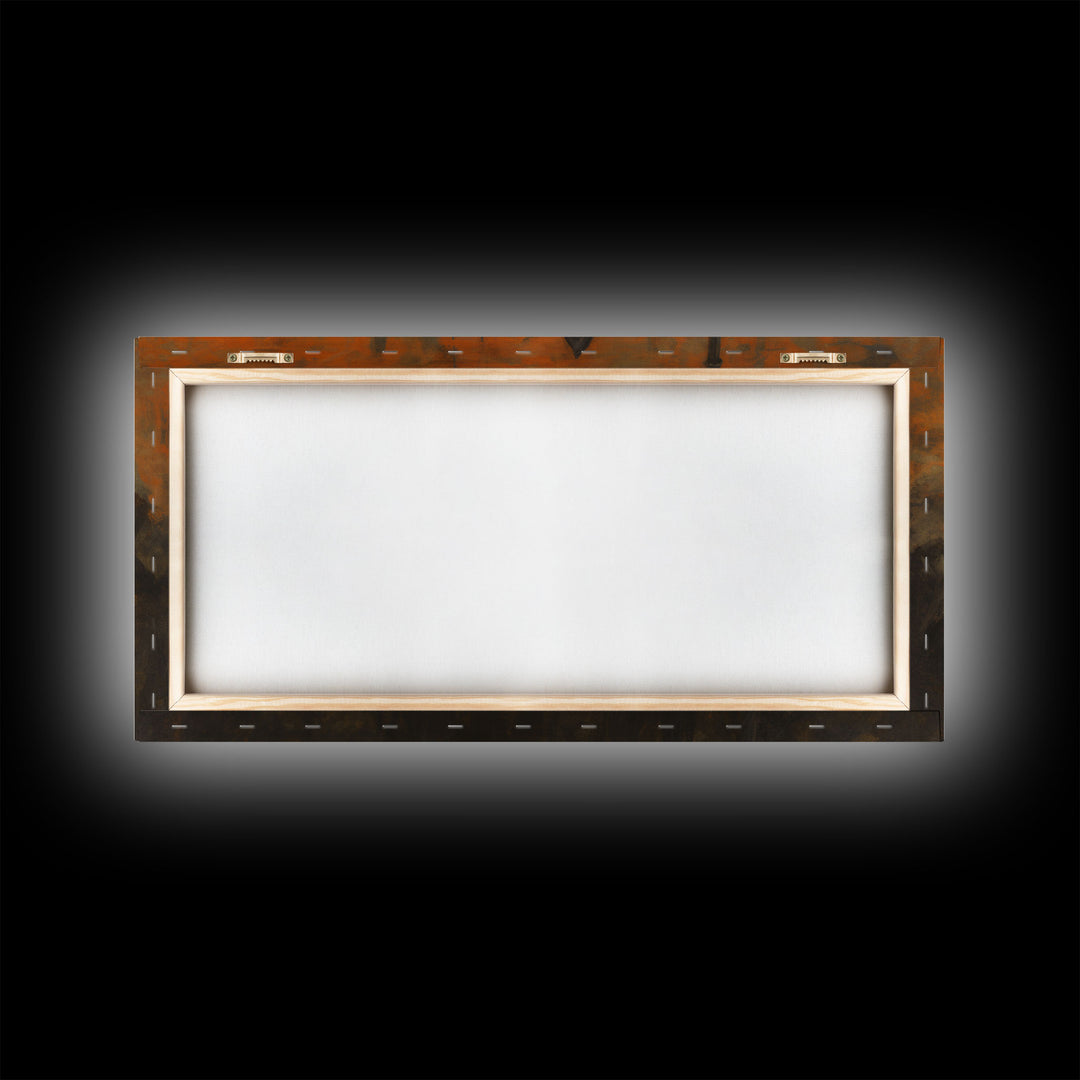 The Cult, Framed Canvas Print, Horror Prints, Halloween Art Print, Dark Academia, Spooky Halloween Art