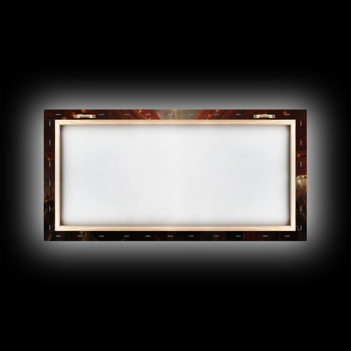 The Cursed Circus, Unique Halloween Art, Framed Canvas Print, Halloween Poster Art, Horror Prints