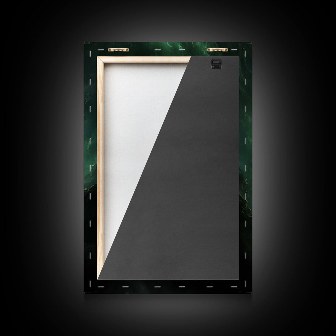 The Call Of Cthulhu - Portrait Of The Grim Reaper - Framed Canvas Print - Halloween Decor - Halloween Clearance - HP Lovecraft