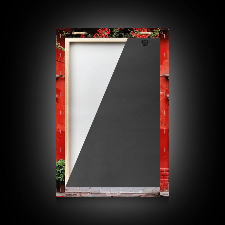 Change1 Indian Wall Art, Colorful Indian Doors, Framed Canvas Print, Painting Print, Traditional Hindu Architecture, Ready To Hang