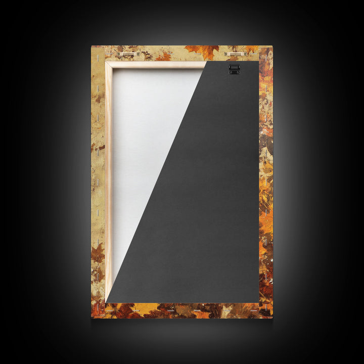 Autumn Cowgirl Portrait Canvas Print, Vintage Fall Wall Art, Farmhouse Decor, Holiday Art, Perfect Home Decor Gift Idea, Framed Canvas Print