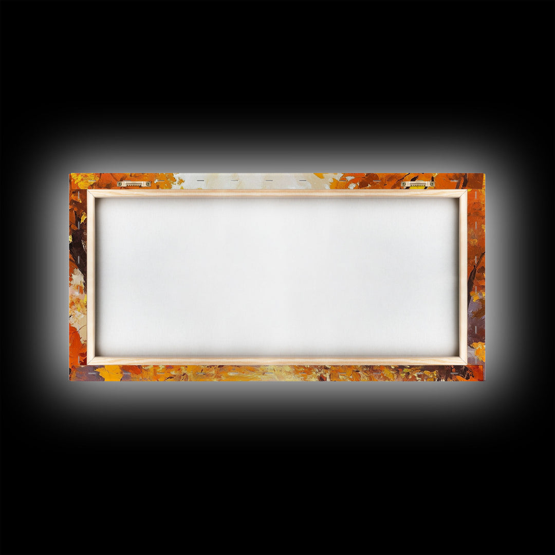 Cowboy and His Barn, Framed Canvas Print, Landscape Art Christmas Cowboy Holiday Art Wall Decor Seasonal