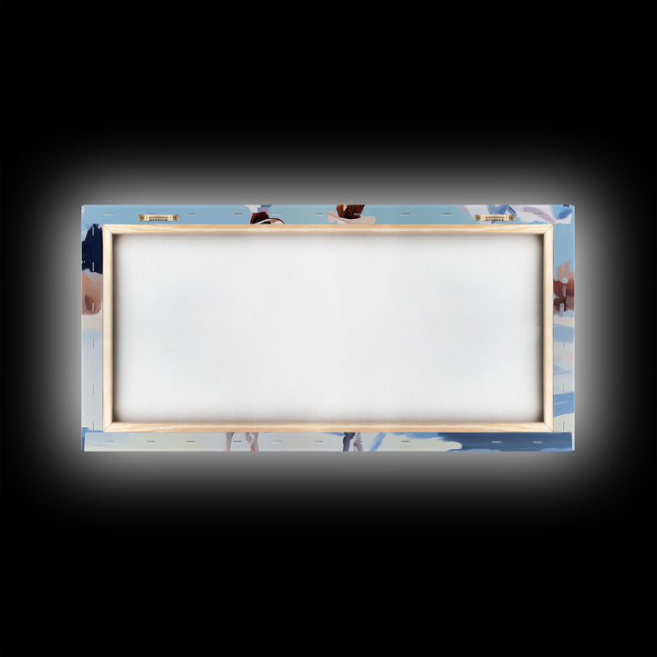 Portrait of cowboy amidst corn stalks, sunset skies, Framed Canvas Print, bold western art, autumn harvest season wall piece, fall farmhouse