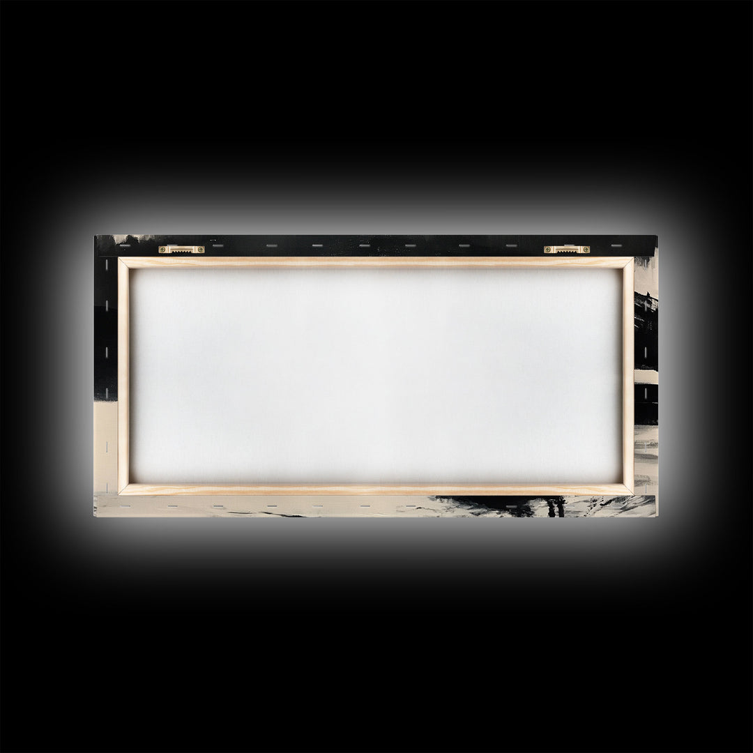 Retro-inspired Framed Canvas Print of a woman in a pink cowboy hat with a pumpkin, vintage fall decor and seasonal wall art for any space