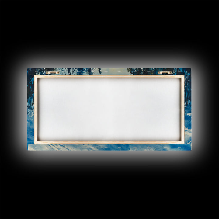 Cowboy And Cattle In Autumn Framed Canvas Print Tall Art Fall Country Landscape Western Home Decor Rustic Farmhouse Wall Art Autumn Gift