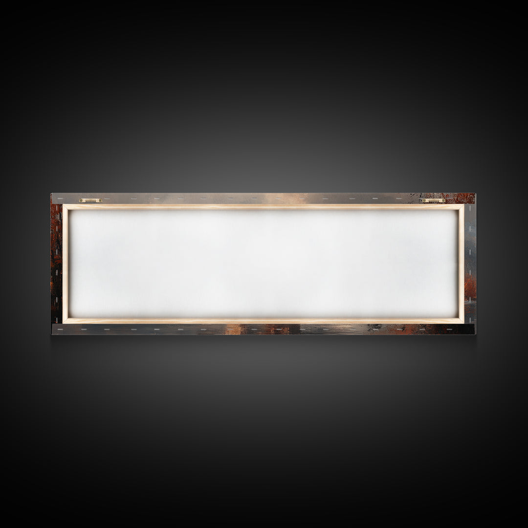 Dark Moonlit Gothic Castle, Framed Canvas Print, Dark Fantasy Painting, Dark Academia, Ready To Hang Art, Moody Decor