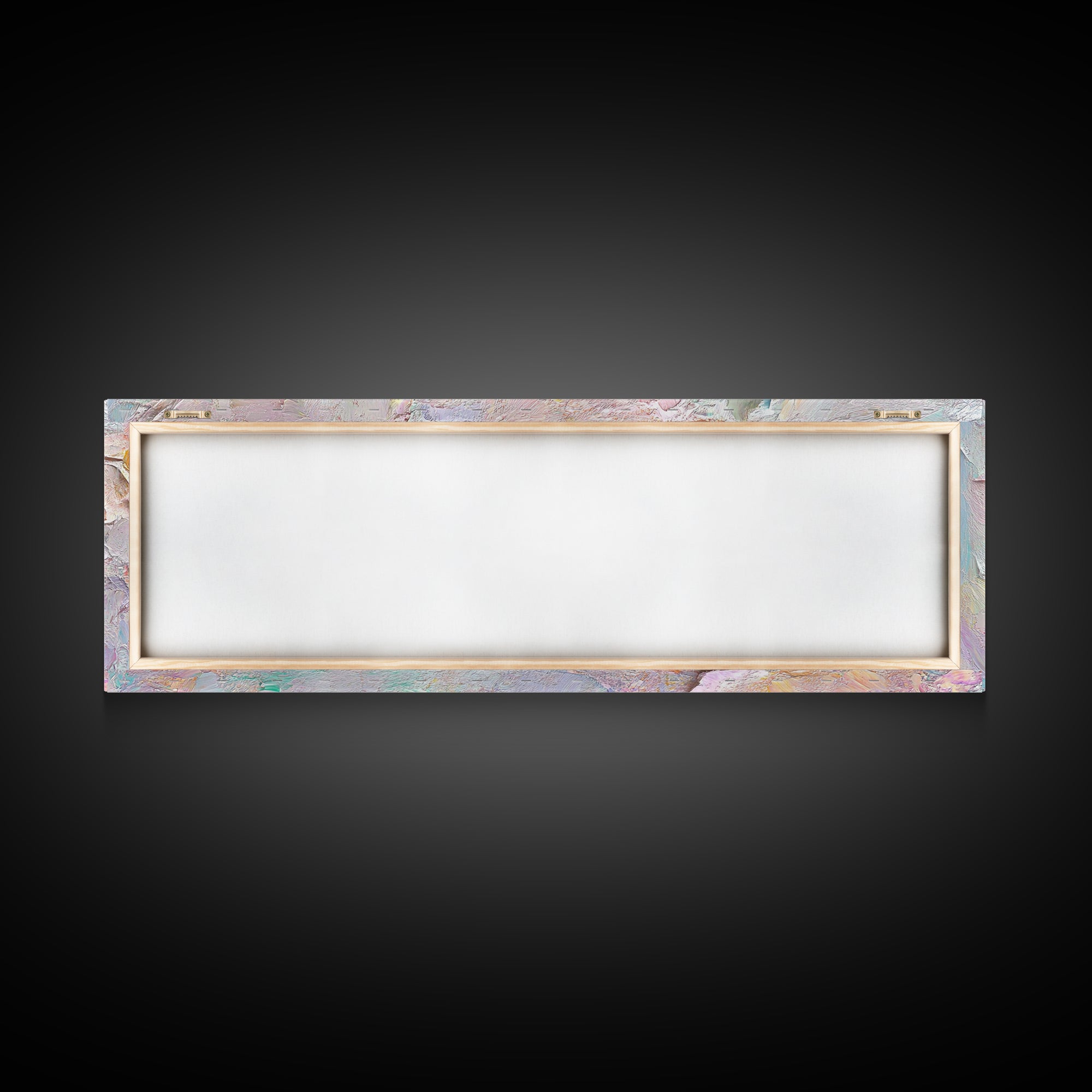 Abstract Moody Floral Wall Art, Framed Canvas Print, Pink and Pastel Wall Art, Large Abstract Flower Texture Wall Art for Above Bed or Sofa