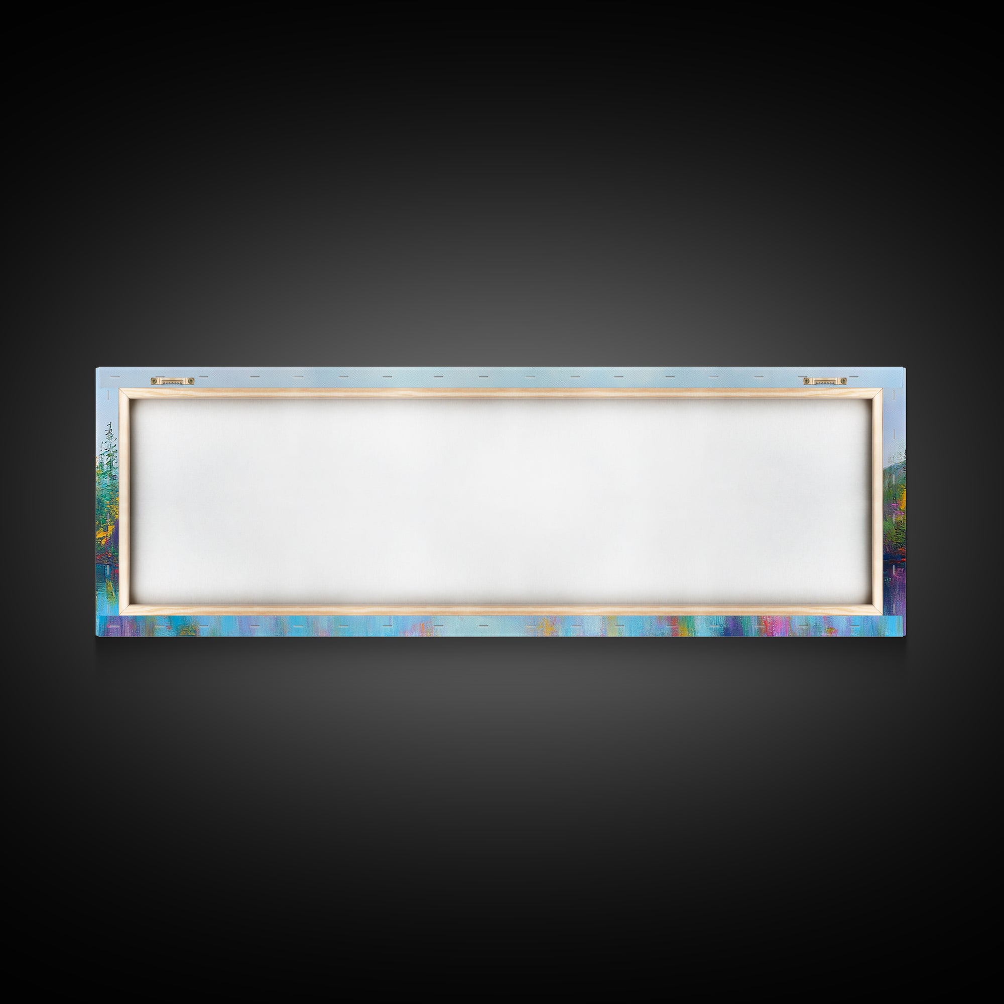 Abstract Landscape Painting Print, Panoramic, Surreal Art, Oversized Wide / Horizontal Fantasy Wall Art