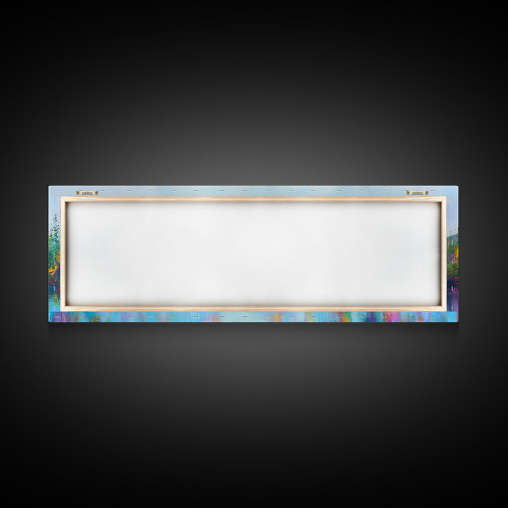 Abstract Landscape Painting Print, Panoramic, Surreal Art, Oversized Wide / Horizontal Fantasy Wall Art