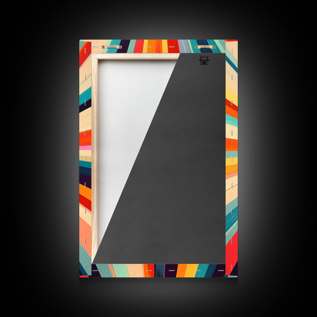 Mid Century Modern Vertical Print, Tall Narrow Art, Modern Vertical Wall Art Print, Abstract Art, Geometric Wall Art, Home Decor, Large Boho Wall Art