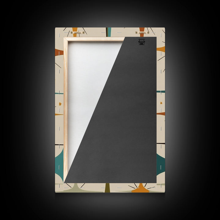 Art Deco Star Burst Canvas Print Wall Art, Retro 1950s Style, Starburst, Mid-Century Modern Wall Art, Minimalist Home Decor, Modern Art