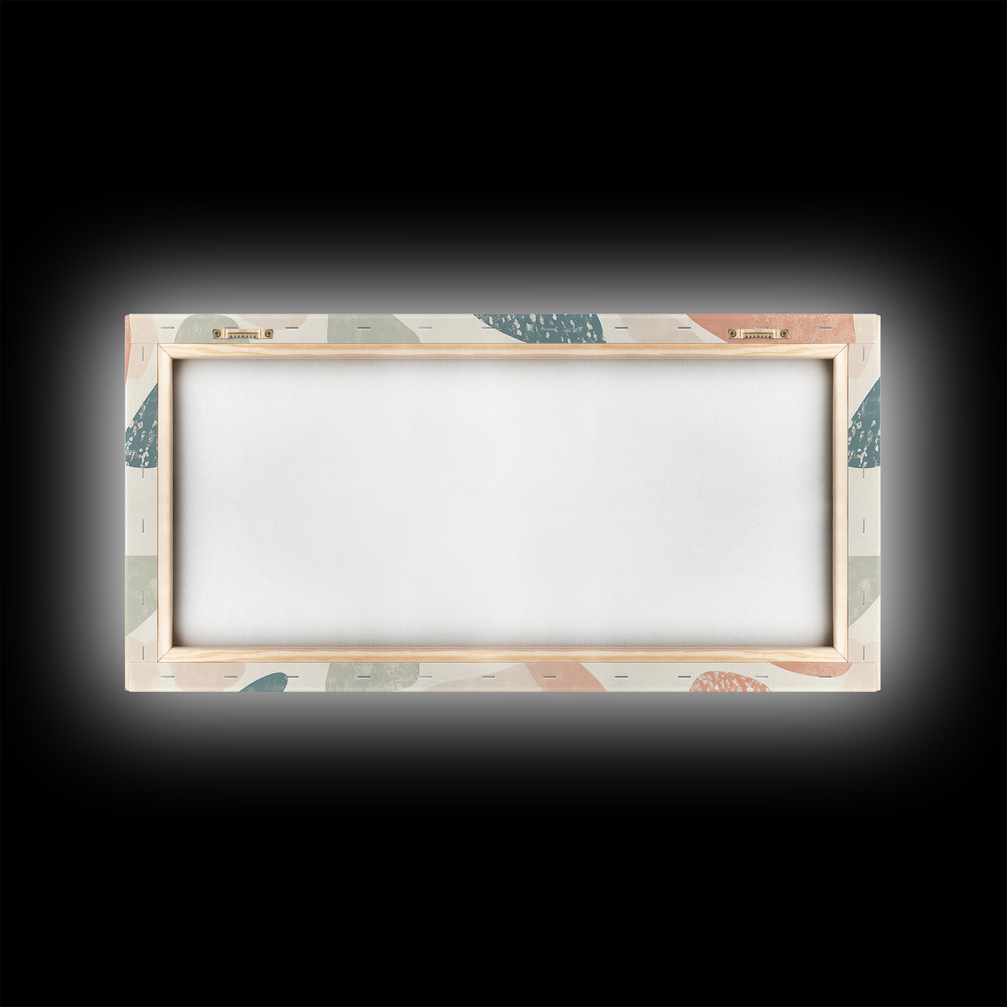 Abstract Shapes Geometric Wall Art Canvas Print, MCM Style Home Decor, Above Sofa Art Home Decor