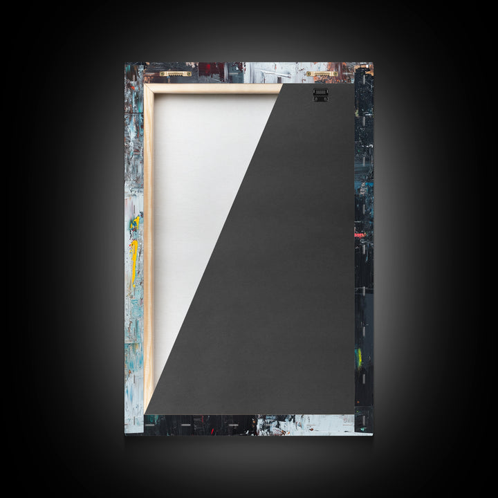 Compass Wall Art Framed Canvas Print, Travel Decor, Vacation Gift, Travel Gift, Home Decor, Compass Painting, Nautical Nursery Decor