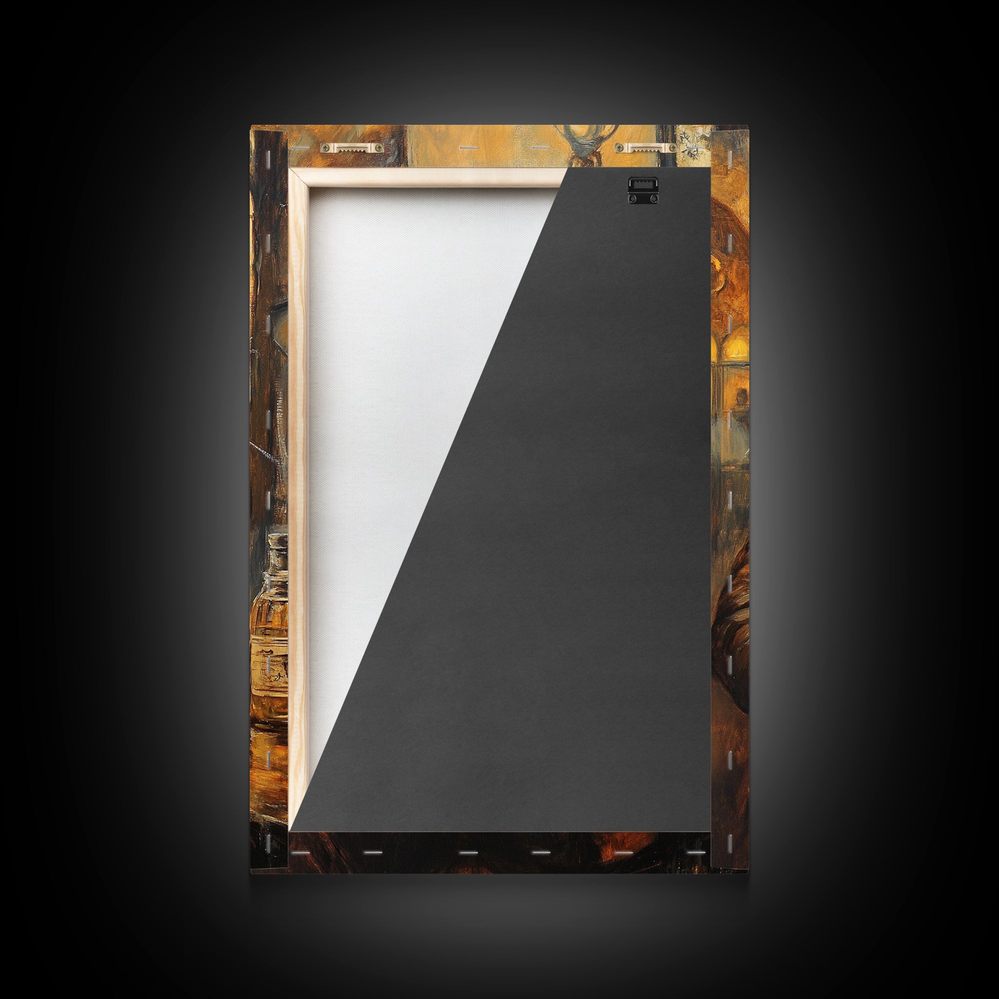 Dapper Rat Gentleman Canvas Print, Wood Framed Wall Art, Rat Painting, Rat Decor, Rat Lover Gift Idea