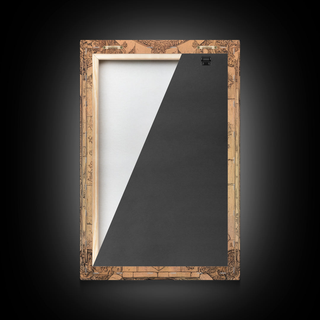 Ruby Painting Print, Framed Canvas Print, Gemstones Wall Art, Precious Stone Painting, Red Gem, Ruby Painting, Antique Minerals Art