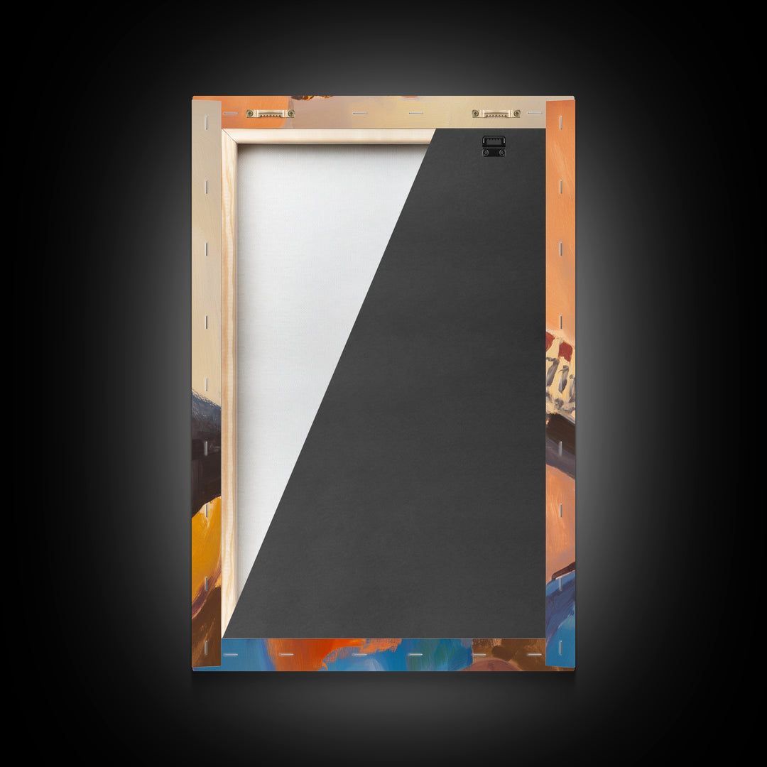 Chicano Cowboy Guitarist Canvas Print - Tejano Wall Art - Mexicano Home Decor - Mexican Style Cultural Artwork