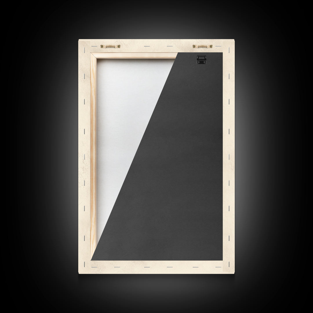 Black and White Candy Cane Sketch, Canvas Print, Christmas Decor, Christmas Painting, Christmas Wall Art