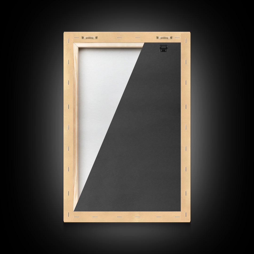 Christmas Bell Painting Print - Wood Framed Wall Art - Christmas Decor - Boho Christmas - Minimalist Christmas