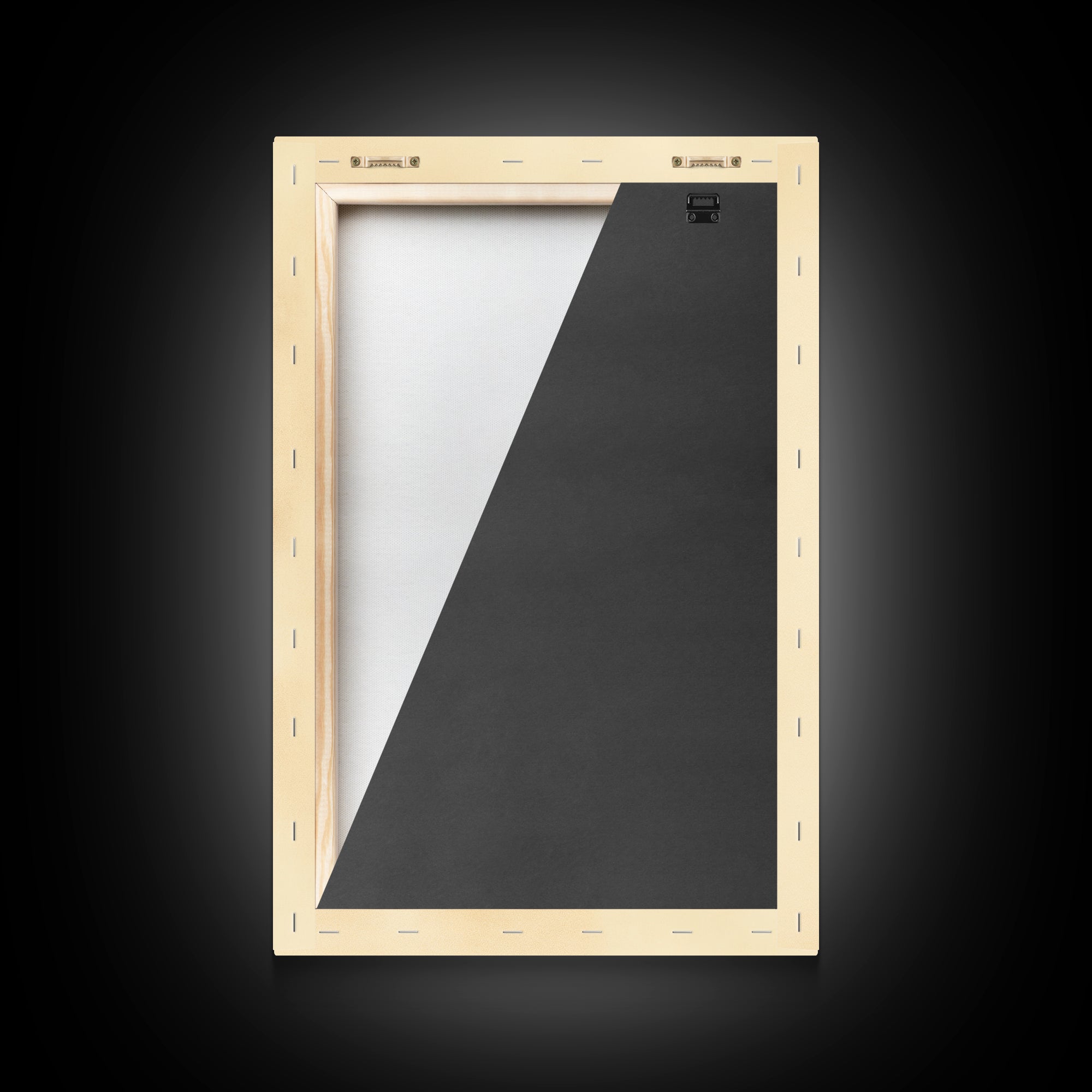 Boho Christmas Bow Canvas Print - Framed Canvas - Minimalist Christmas Art - Boho Christmas Art - Rustic Christmas Art