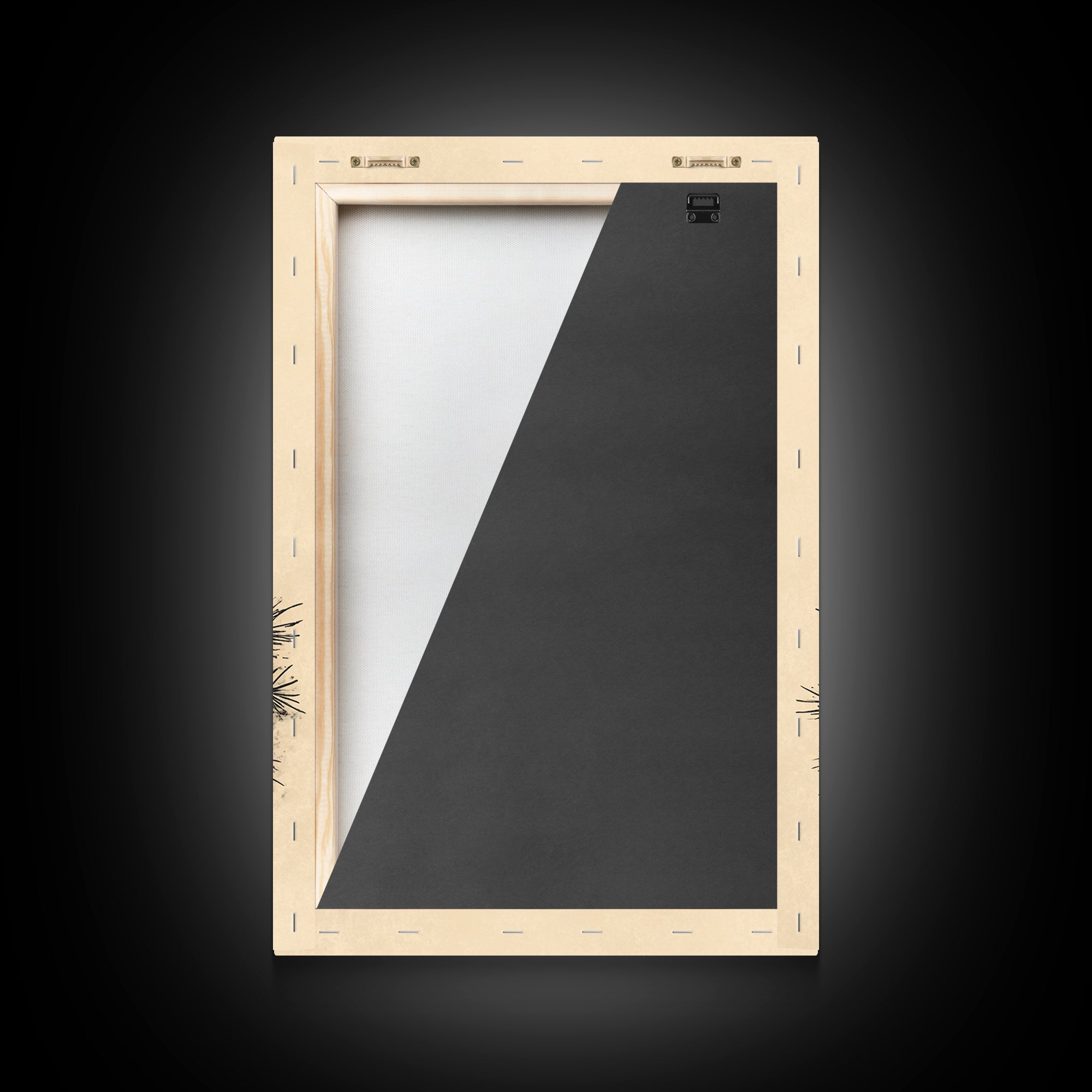 Boho Christmas Candles Canvas Print - Framed Canvas - Minimalist Christmas Art - Boho Christmas Art - Rustic Christmas Art