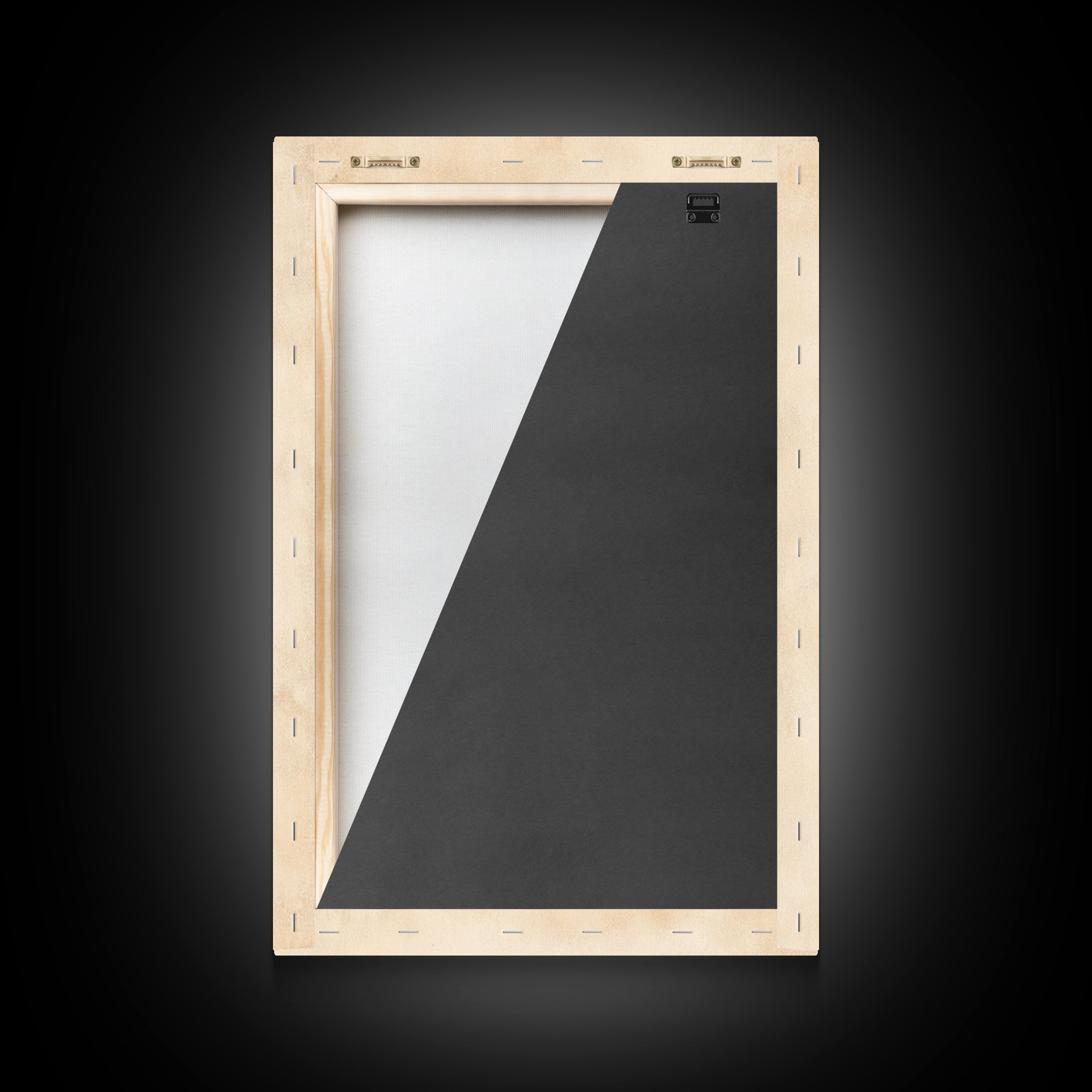 Boho Christmas Pinecone Canvas Print - Framed Canvas - Minimalist Christmas Art - Boho Christmas Art - Rustic Christmas Art