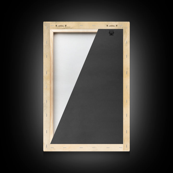 Christmas Reindeer Canvas Print - Framed Canvas - Minimalist Christmas Art - Boho Christmas Decor - Rustic Christmas Art