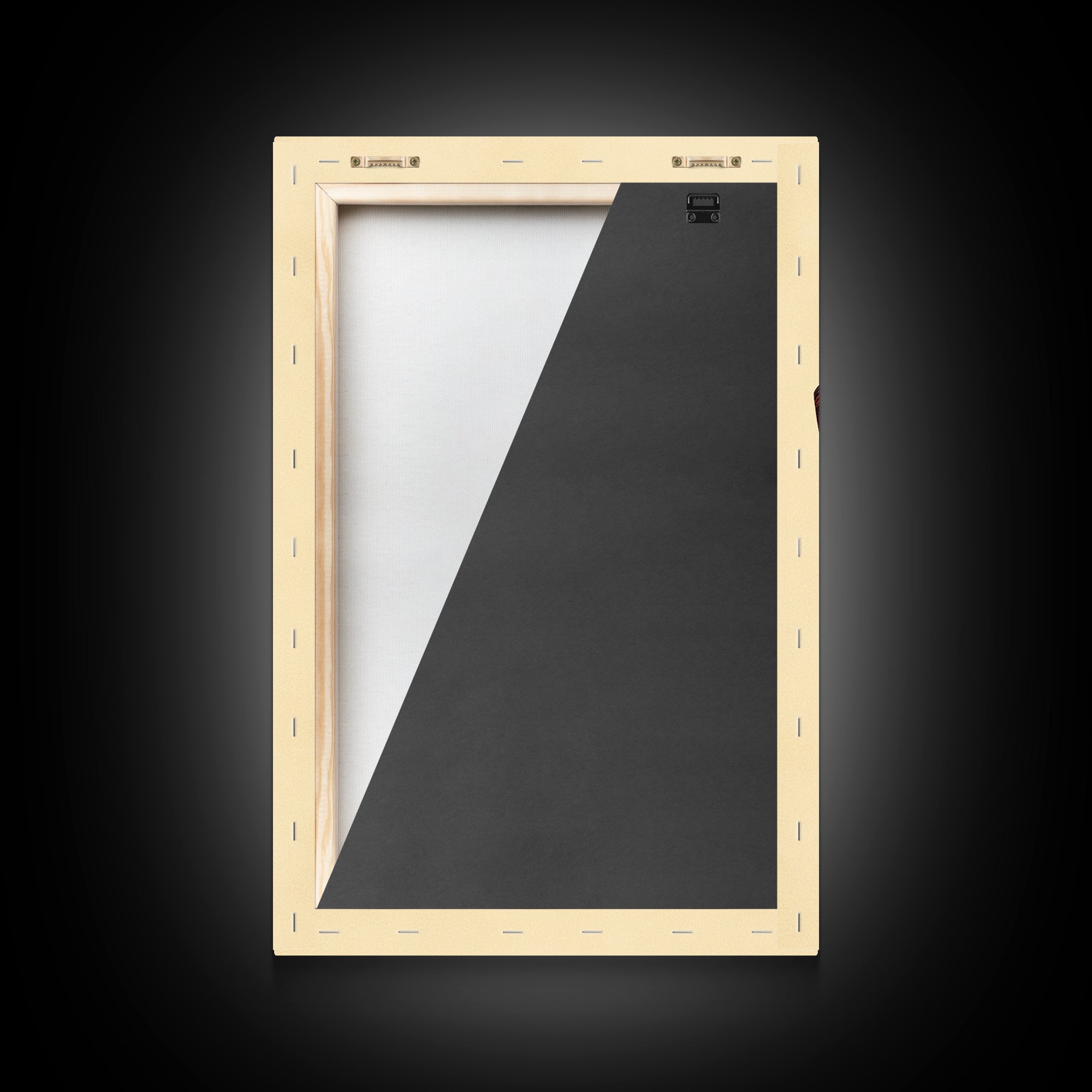 Christmas Bow Canvas Print - Framed Canvas - Minimalist Christmas Art - Boho Christmas Art - Rustic Christmas Art