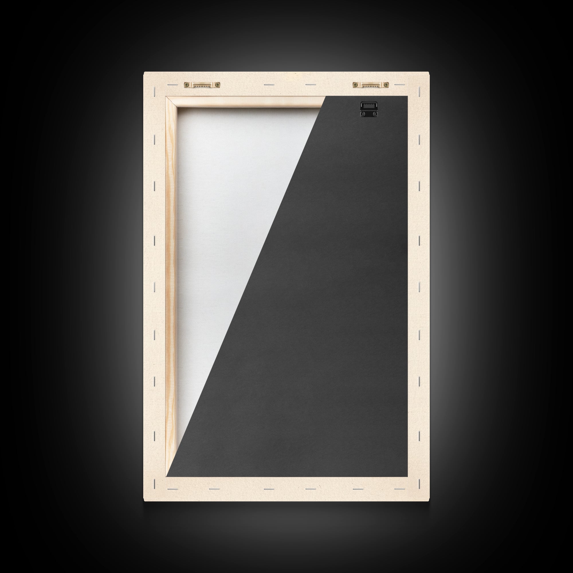 Cheerful Santa Clause Canvas Print - Framed Canvas - Minimalist Christmas Art - Boho Christmas Art - Rustic Christmas Art