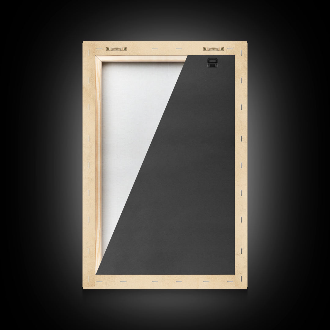 Christmas Bells Canvas Print - Framed Canvas - Minimalist Christmas Art - Boho Christmas Art - Rustic Christmas Art