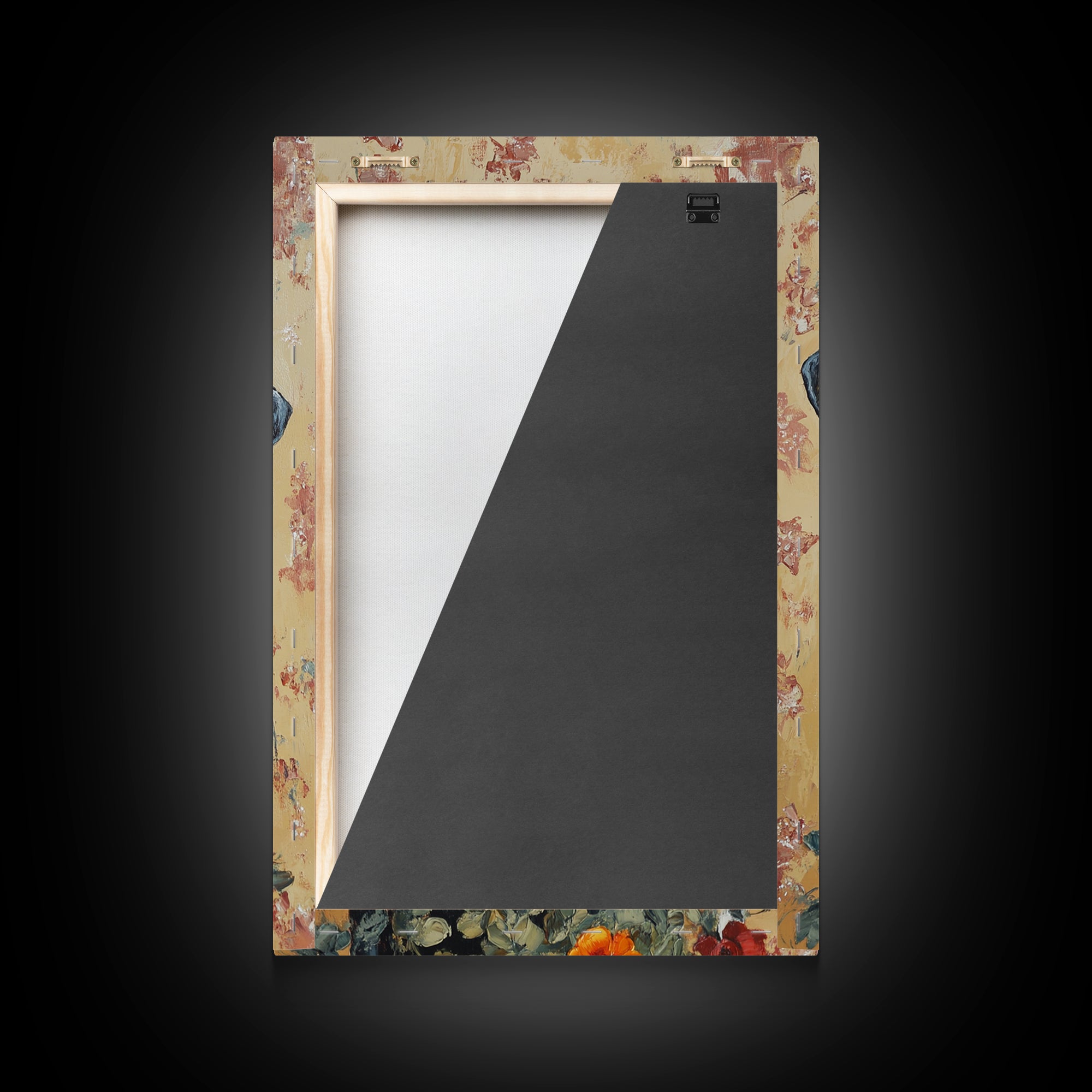 Christmas Dalmations Canvas Print, Cute Dog Wall Art, Dog Painting