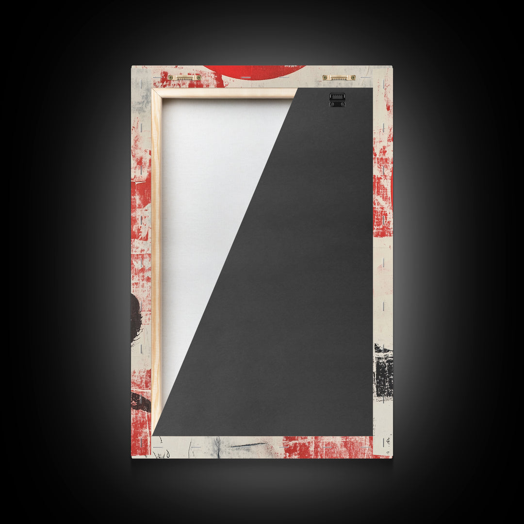 Cute Wabi Sabi Cat, Cat Mini Framed Print, Black Cat Painting, Original Pet Portrait, Wabi Sabi Cat, Gallery Wall, Kitty Art, Cat Gift