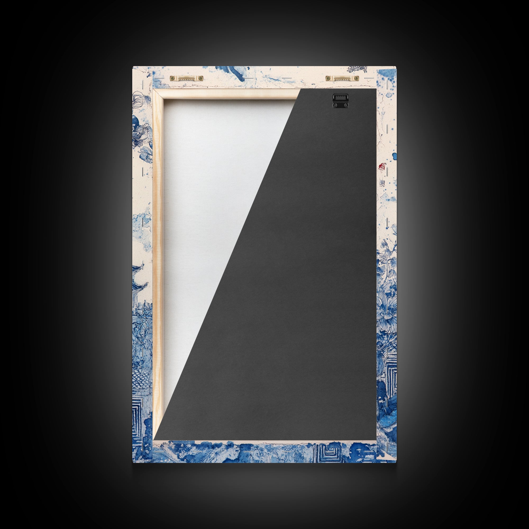 Chinoiserie Phoenix Wall Art, Framed Canvas Print, Chinoiserie Painting, Unique Phoenix Home Decor, Unique Painting, Trendy Decor