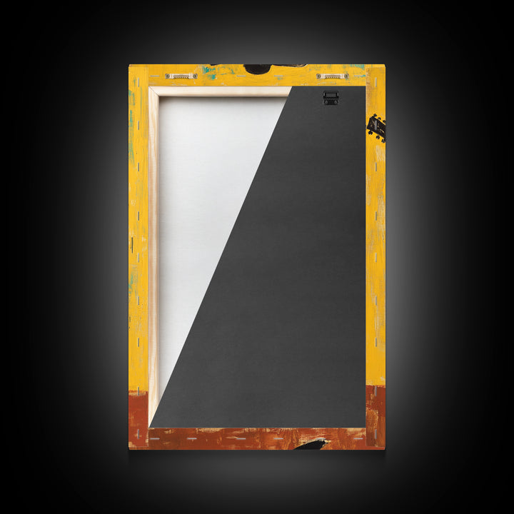 Canvas Print Of a Cowboy Skeleton Guitarist, Mexicano Art, Chicano Art, Original Artwork, Vaquero Art