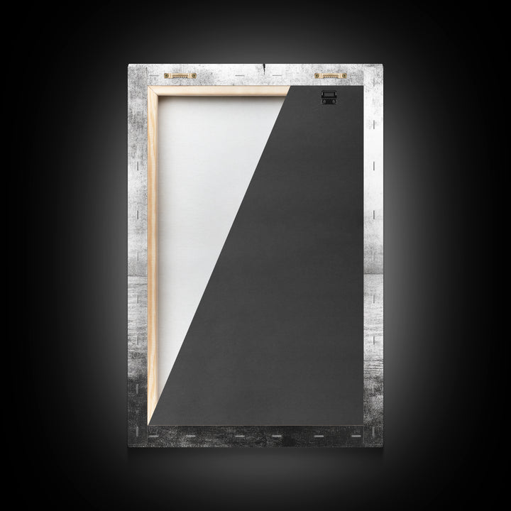 Charcoal Sketch of a Sailboat, Framed Canvas Print, Sailboat Painting, Minimalist Home Decor, Nautical Decor, Black and White Sailboat Art