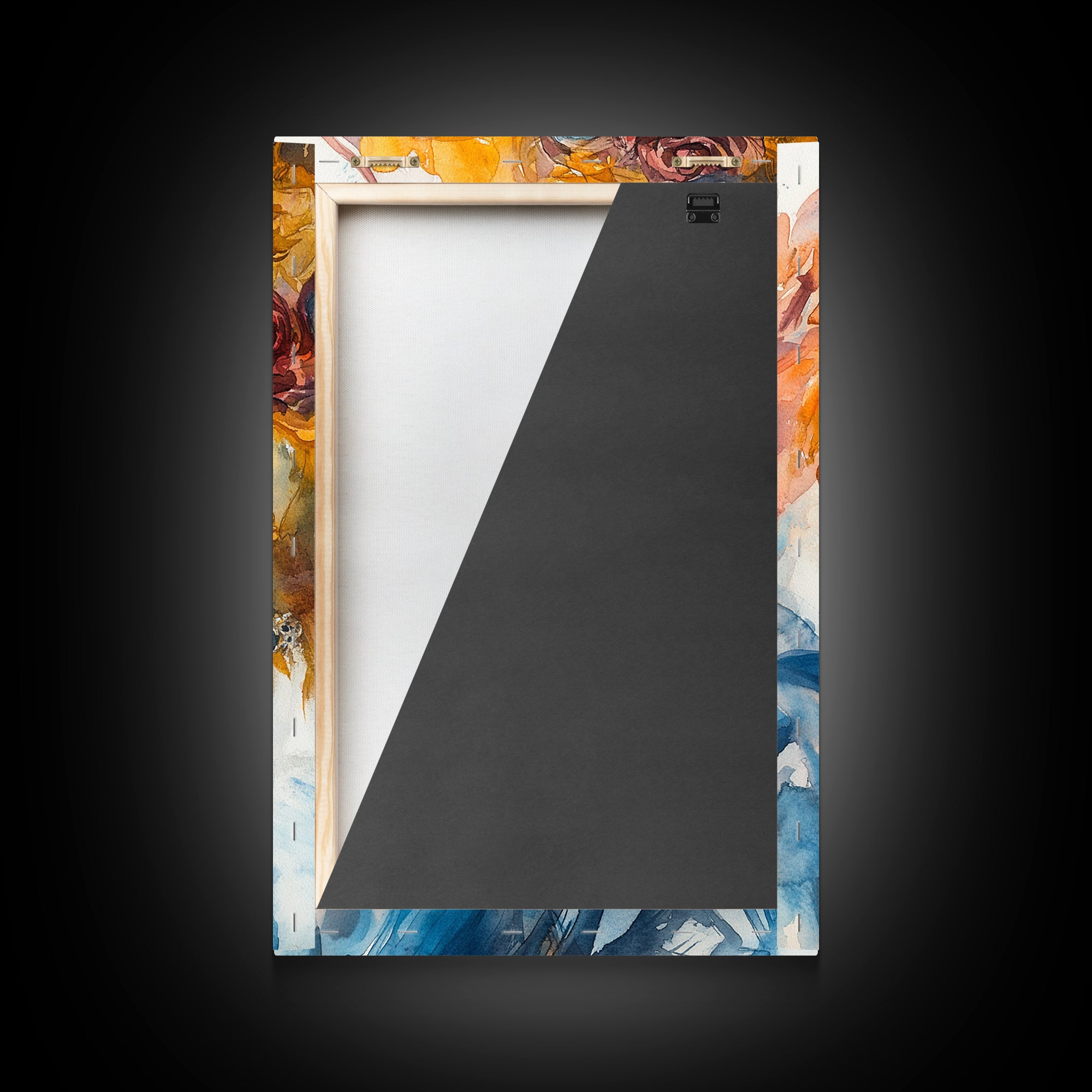 Chicano Art Framed Canvas Print, Day of the Dead / Dia De Los Muertos Wall Art, Mexicano Decor, Mexicano Wall Art, Senora Portrait