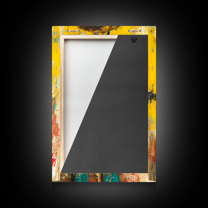 Chicano Canvas Print Of a Cowboy Skeleton Guitarist, Mexicano Art, Chicano Art, Original Artwork, Vaquero Art