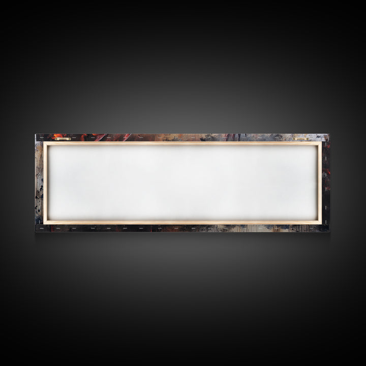 Panoramic Phoenix Painting Print, Phoenix Wall Art, Framed Canvas Art, Phoenix Painting, Phoenix Decor, Rebirth, Trendy Wall Art
